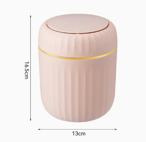 Desktop Trash Can With Lid