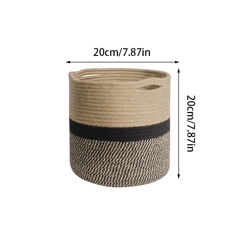 Cotton Rope Large Capacity Basket