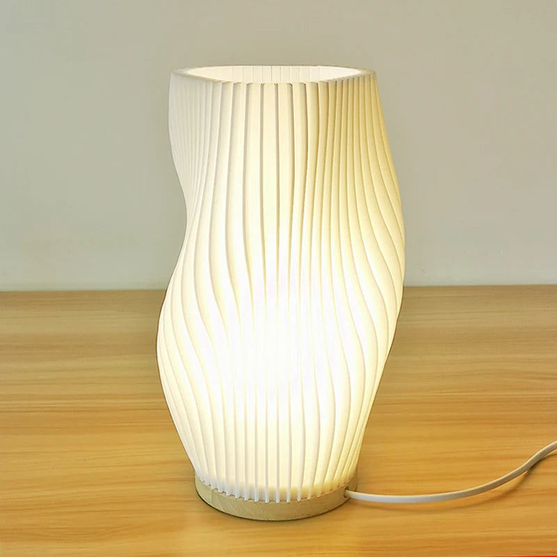 French Cream 3D Bedside Lamp