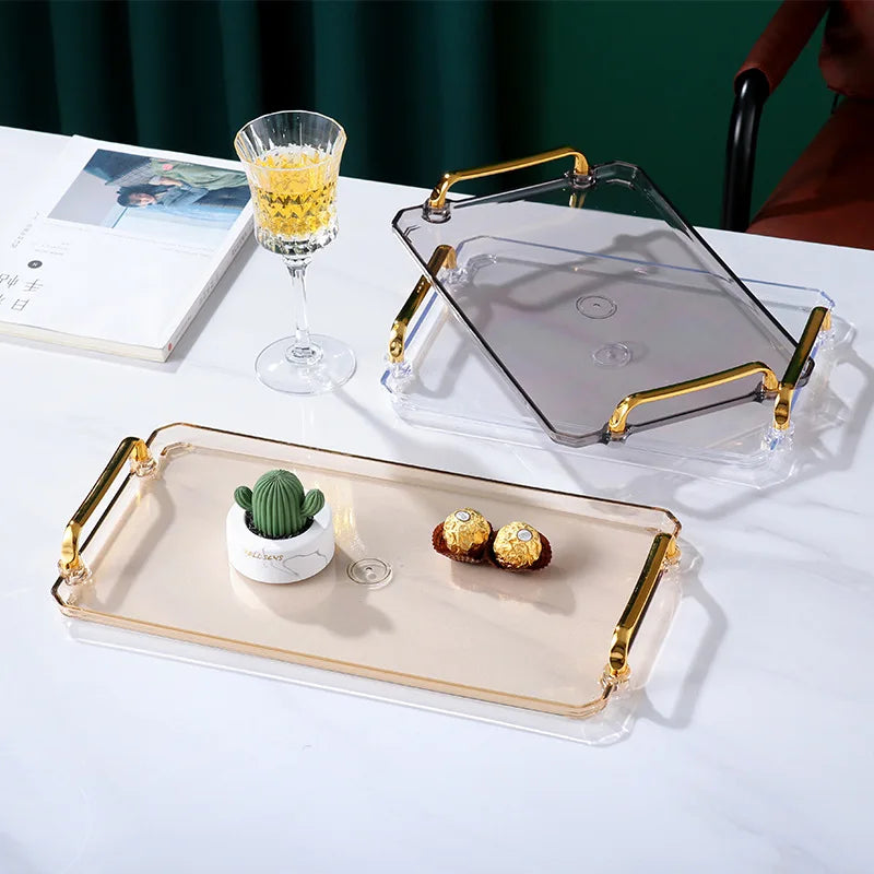Clear Multifunctional Polypropylene Rectangular Tray