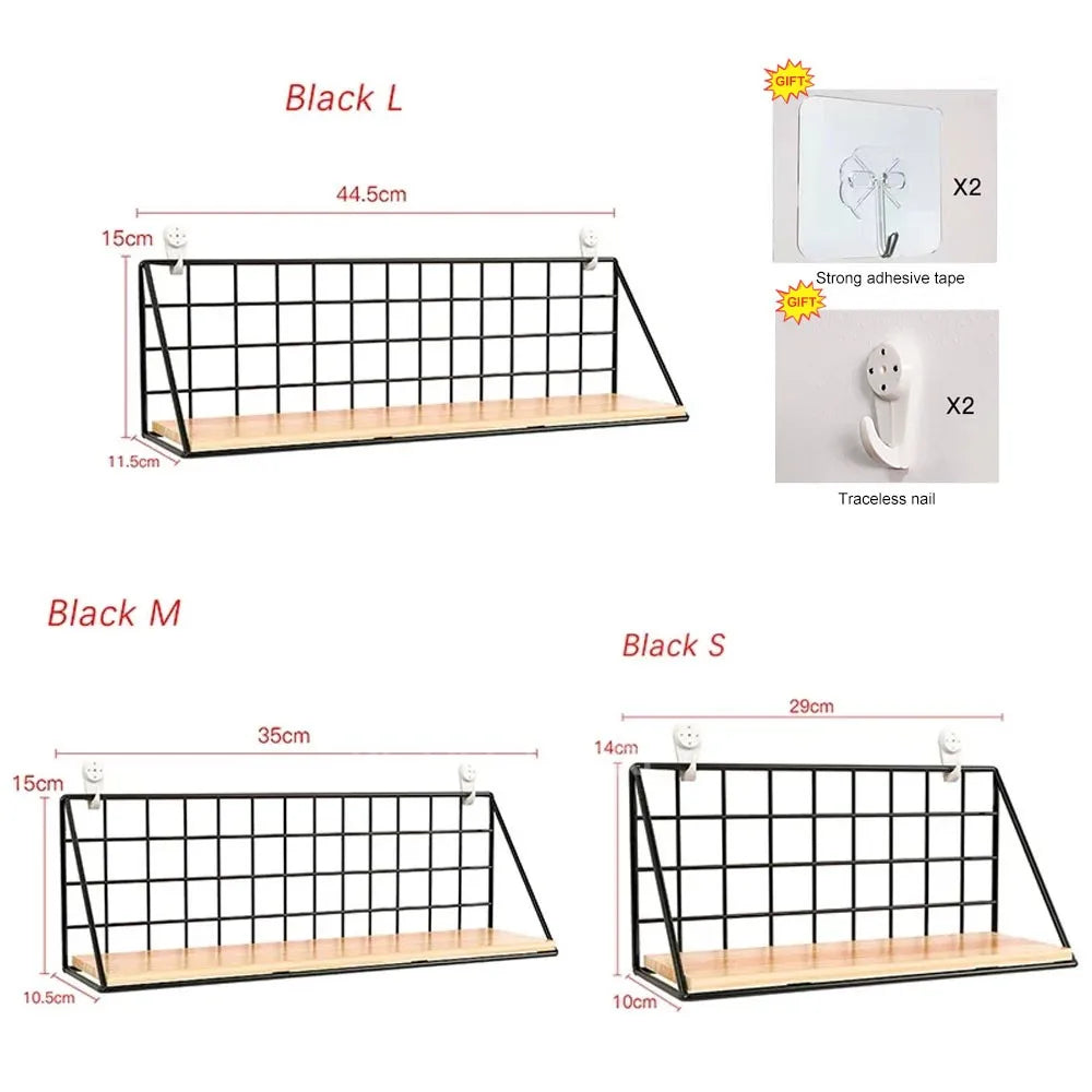 Wooden Wall Mounted Spice Rack