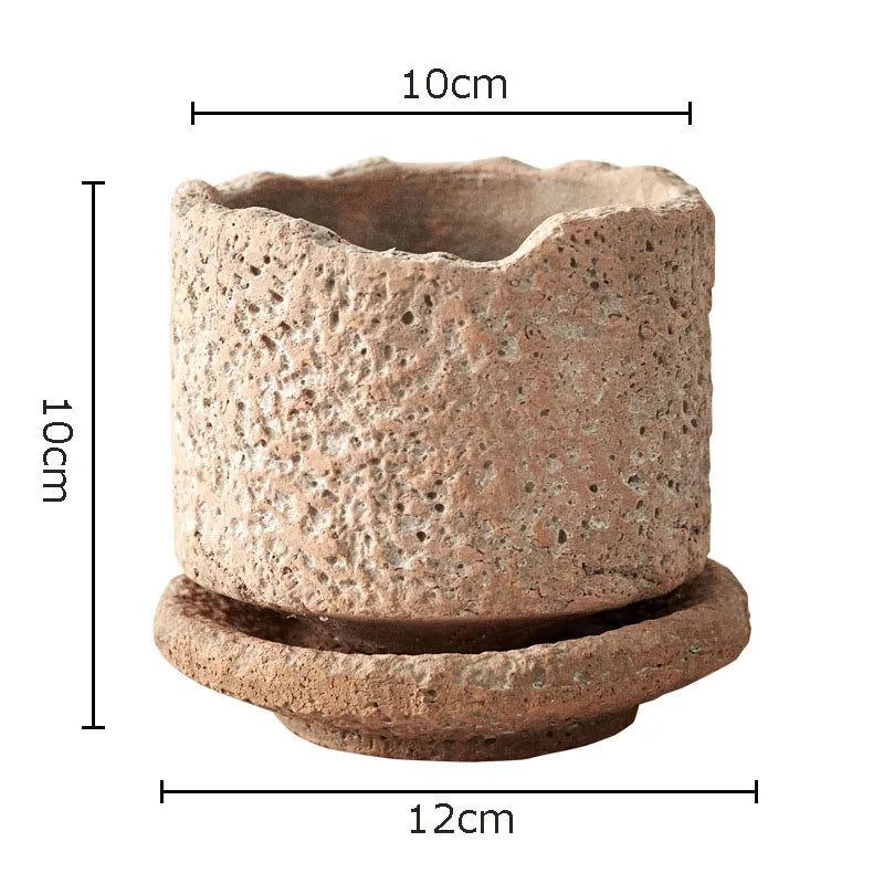 Rough Pottery Flower Vase