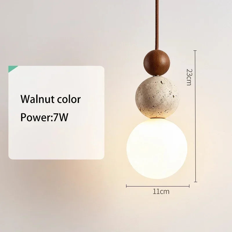 Travertine Pendant Light