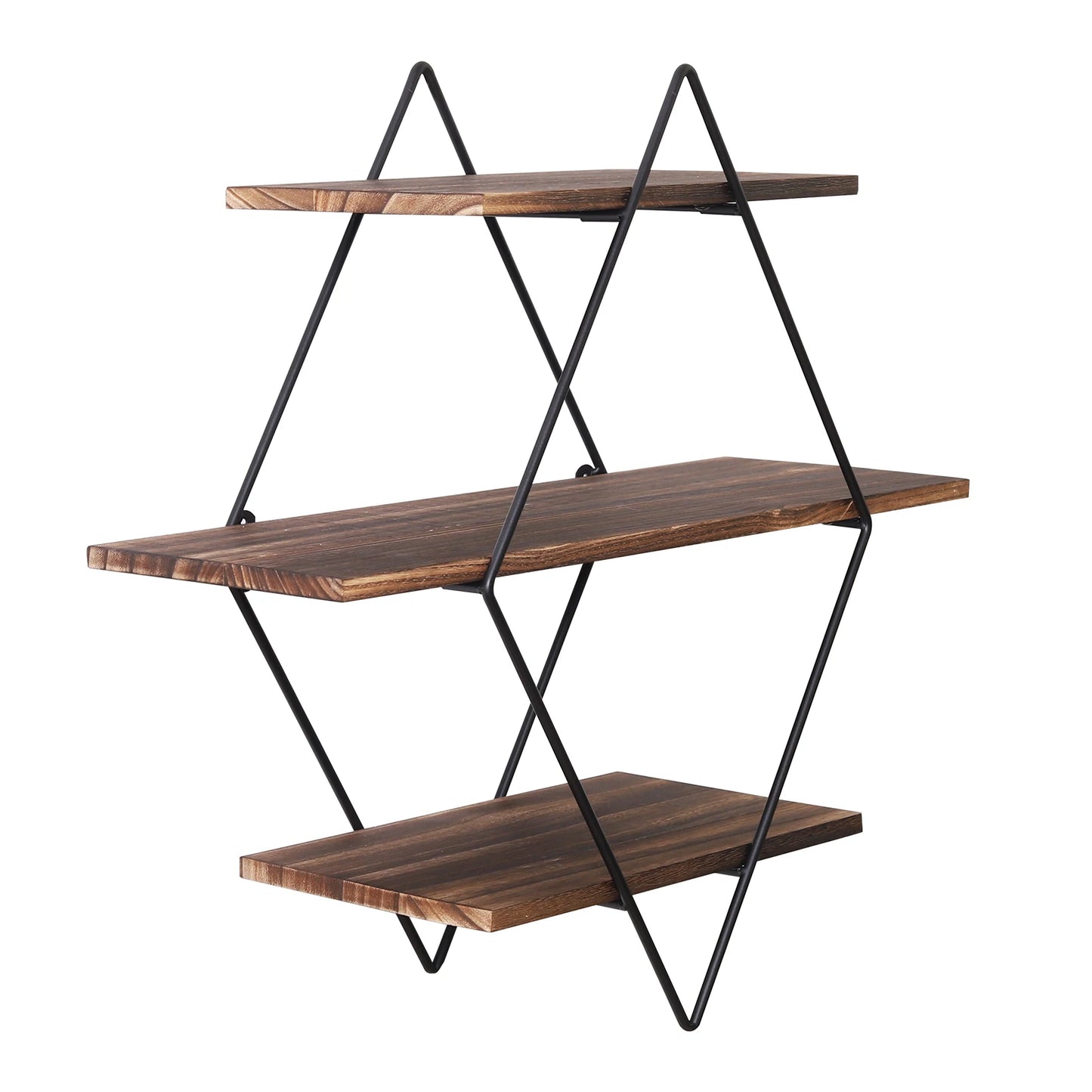 Wall Mounted Wooden Floating Shelves