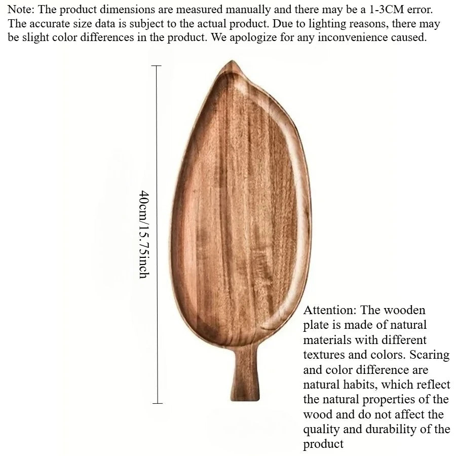 Premium Solid Wood Leaf Tray