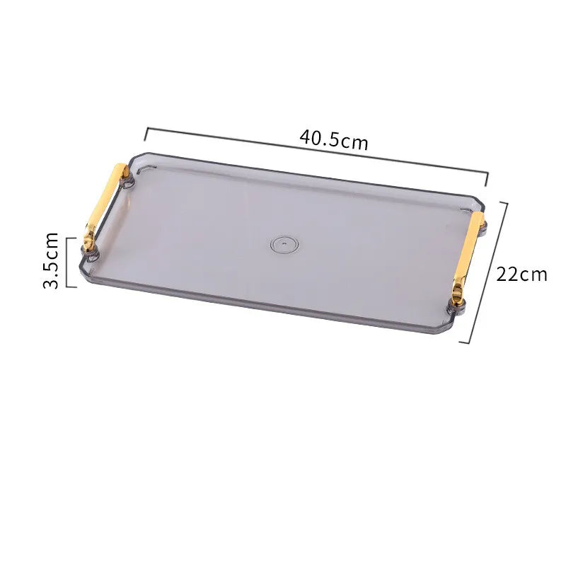 Clear Multifunctional Polypropylene Rectangular Tray