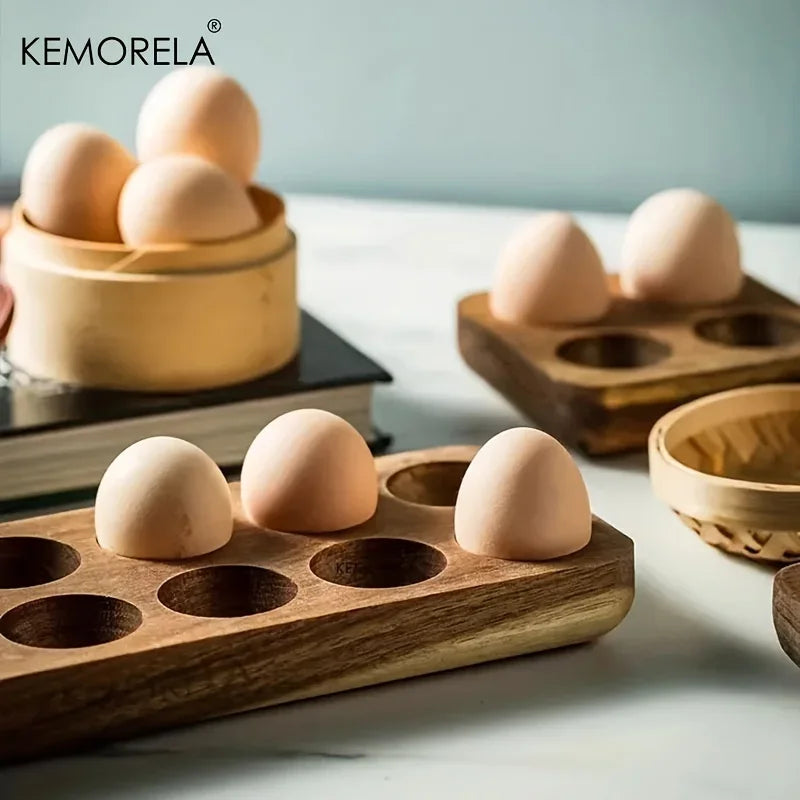 Wooden Egg Storage Box