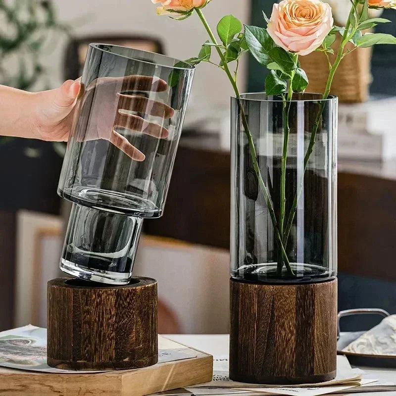Simple European Hydroponic Glass Vase