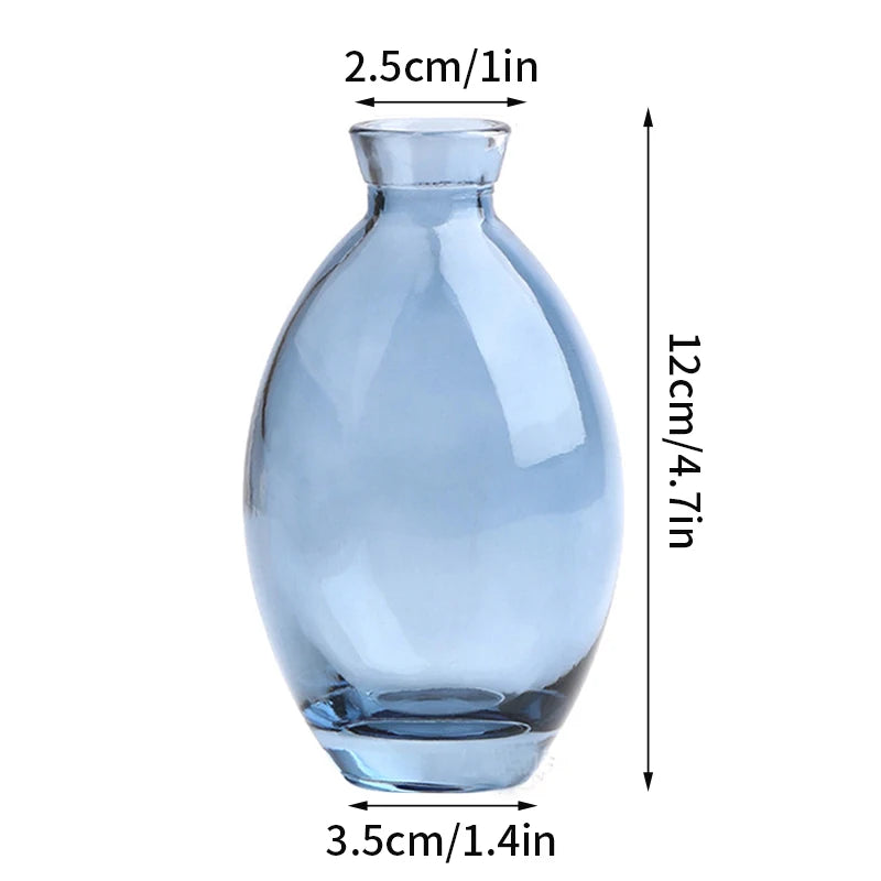 Brown Retro Glass Flower Vase