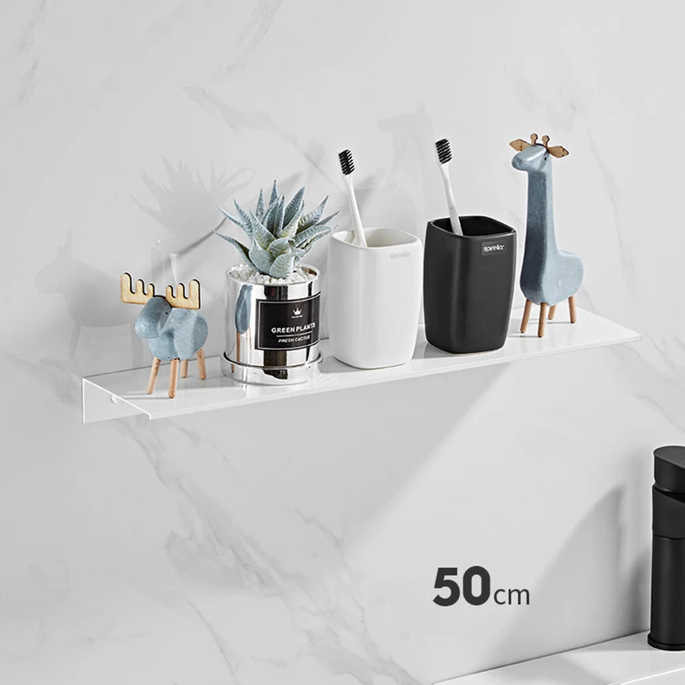 30/40/50CM Aluminum Floating Bathroom Shelf