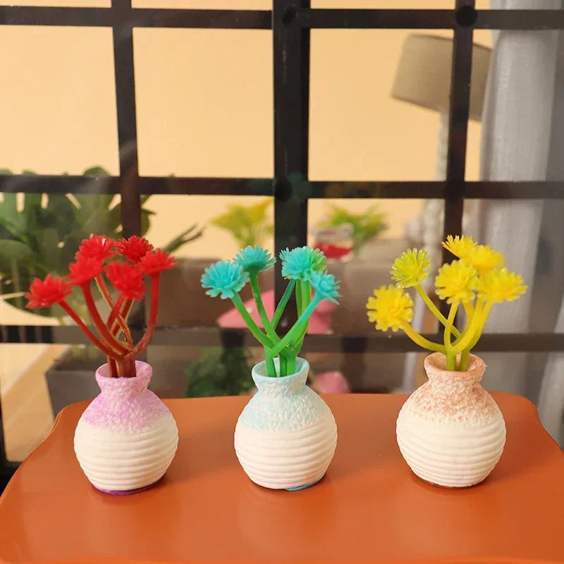 Miniature Resin Small Mouth Vase