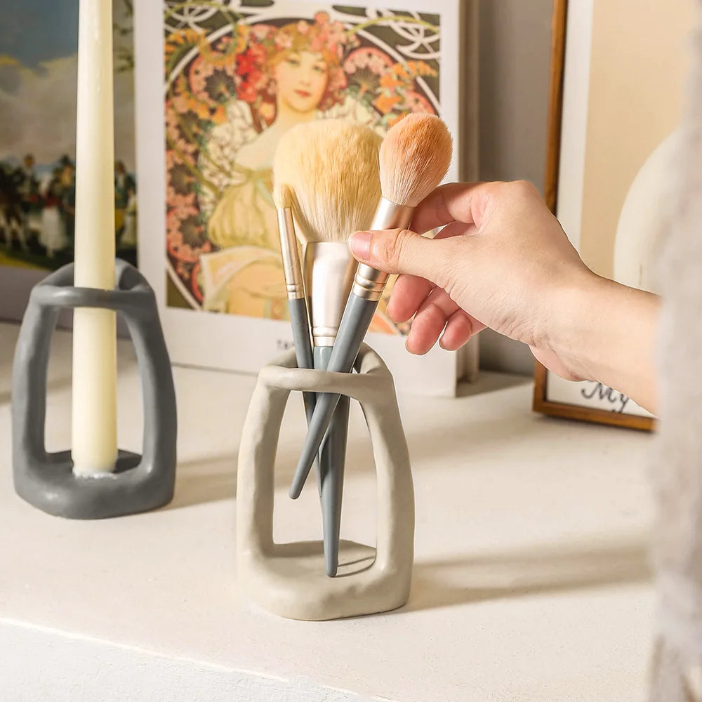 Nordic Ceramic Candlestick Holder