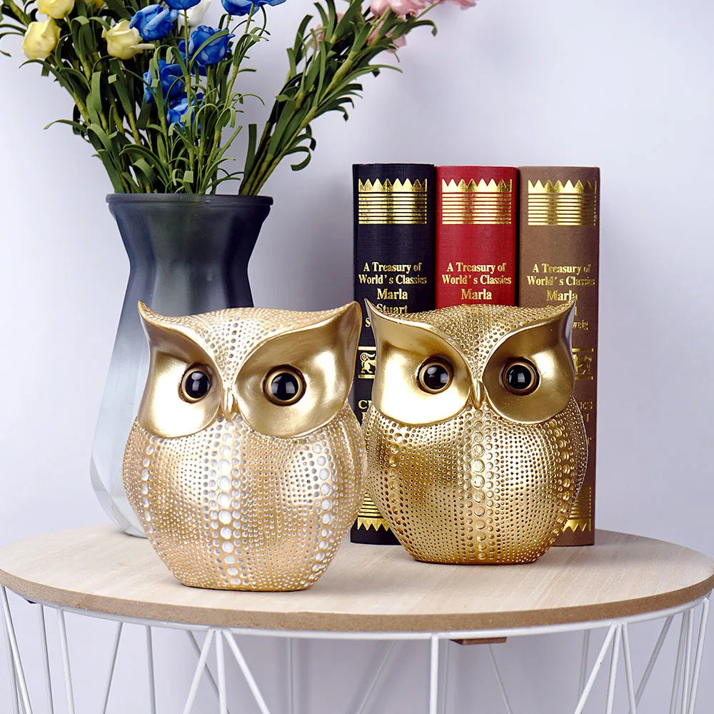 Resin Owl Figurines