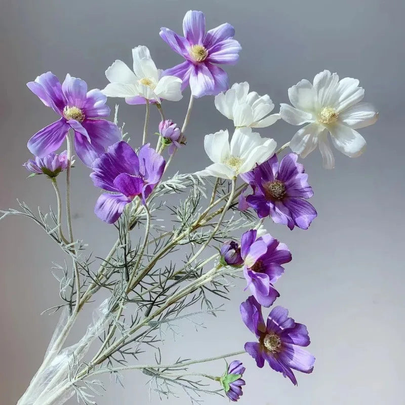 Artificial Cosmos Silk Flowers Bouquet