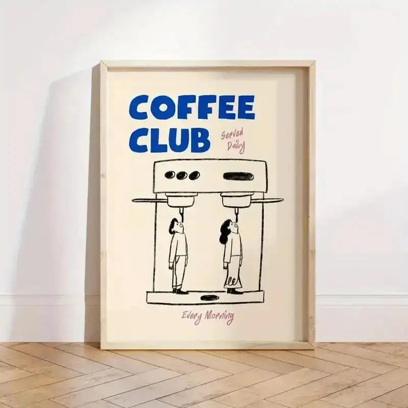 Espresso Morning Coffee Canvas Wall Art offers cotton canvas, waterproof, never fades, wipe-clean, with aluminum frame for stylish, modern home decor—shop now