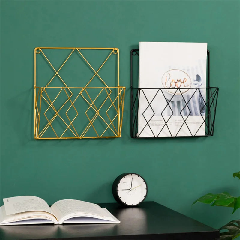 Modern Wall Mounted Magazine Rack