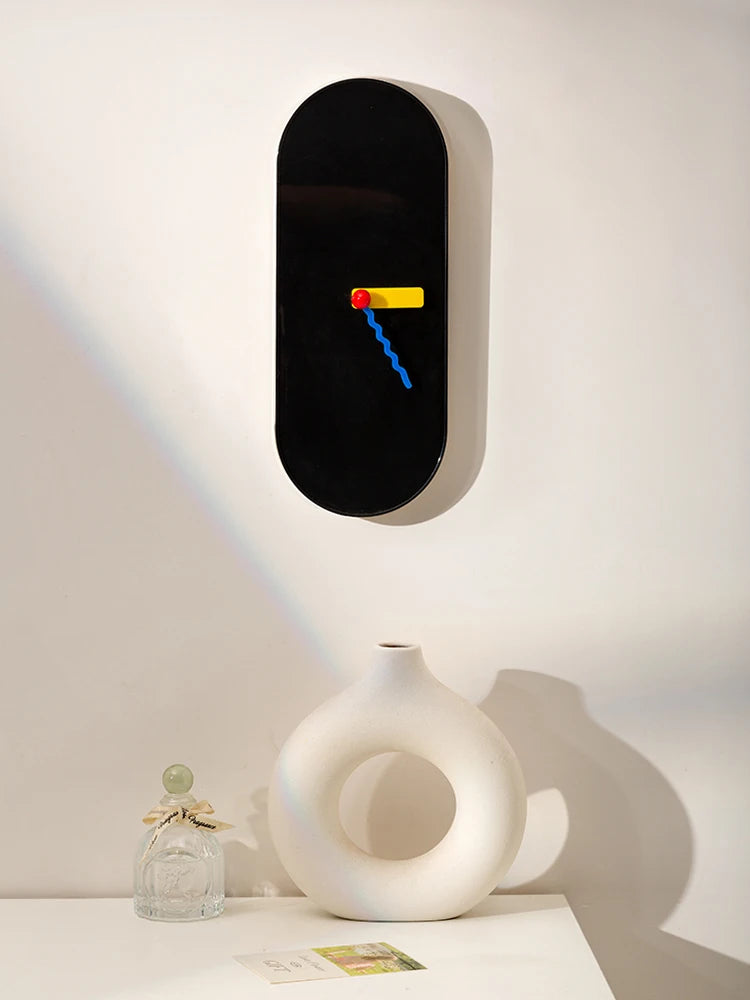 Oval Digital Wall Clock