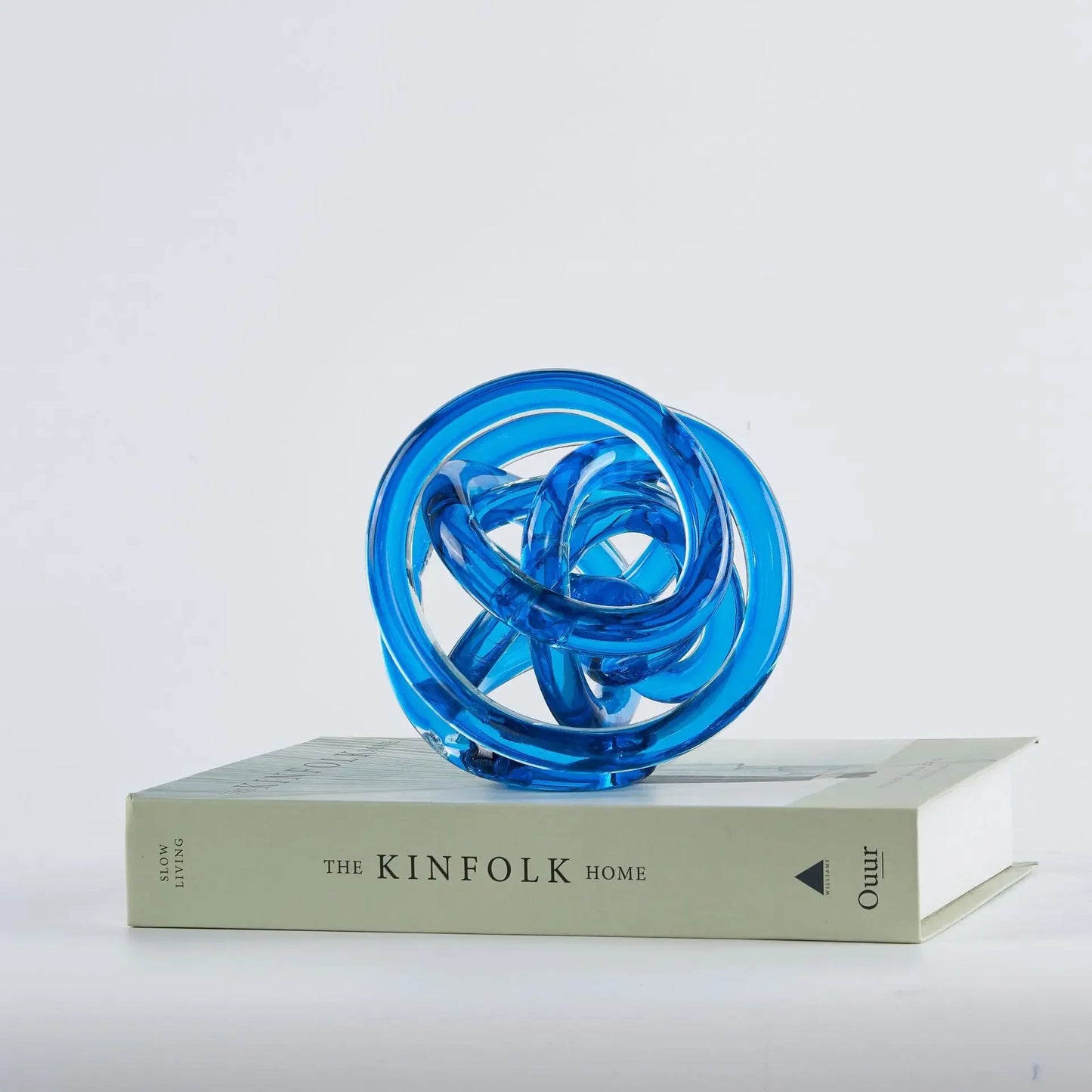 Glass Abstract Sphere Decorative Figurine