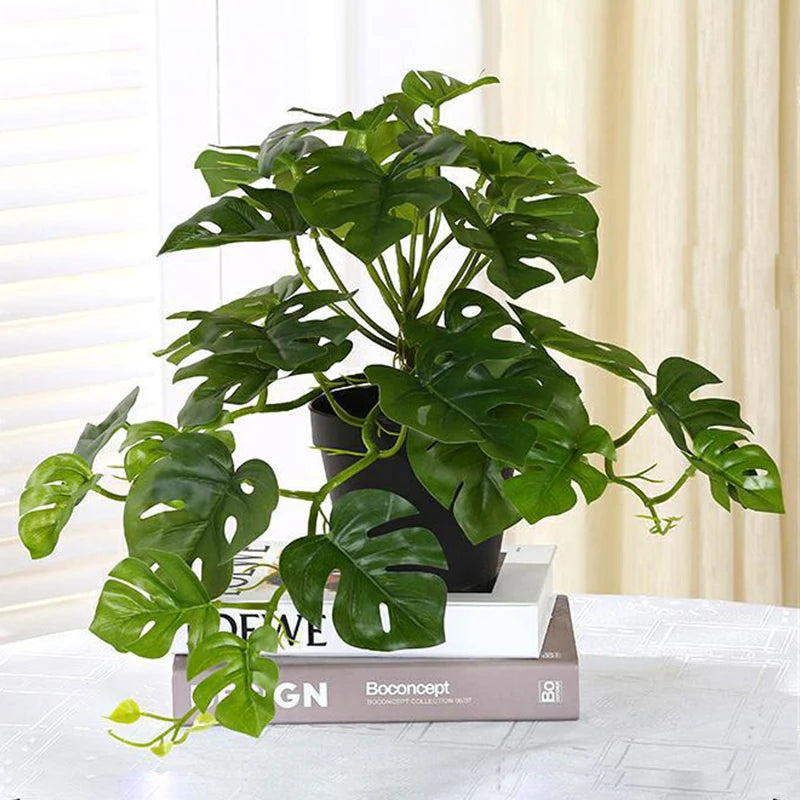 Enhance your decor with our Artificial Turtle Palm Leaves, perfect for weddings, home, and garden settings, bringing a tropical touch to any occasion.