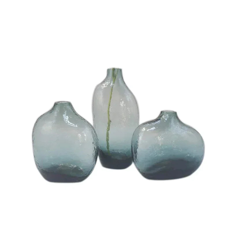 Hammered Glass Vase