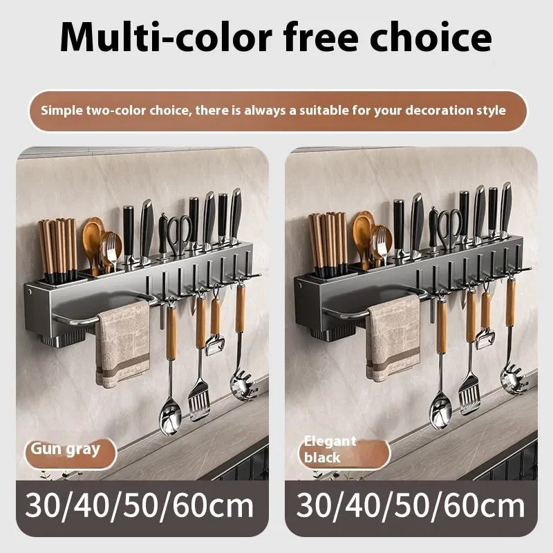 No Drill Wall Mounted Knife Holder