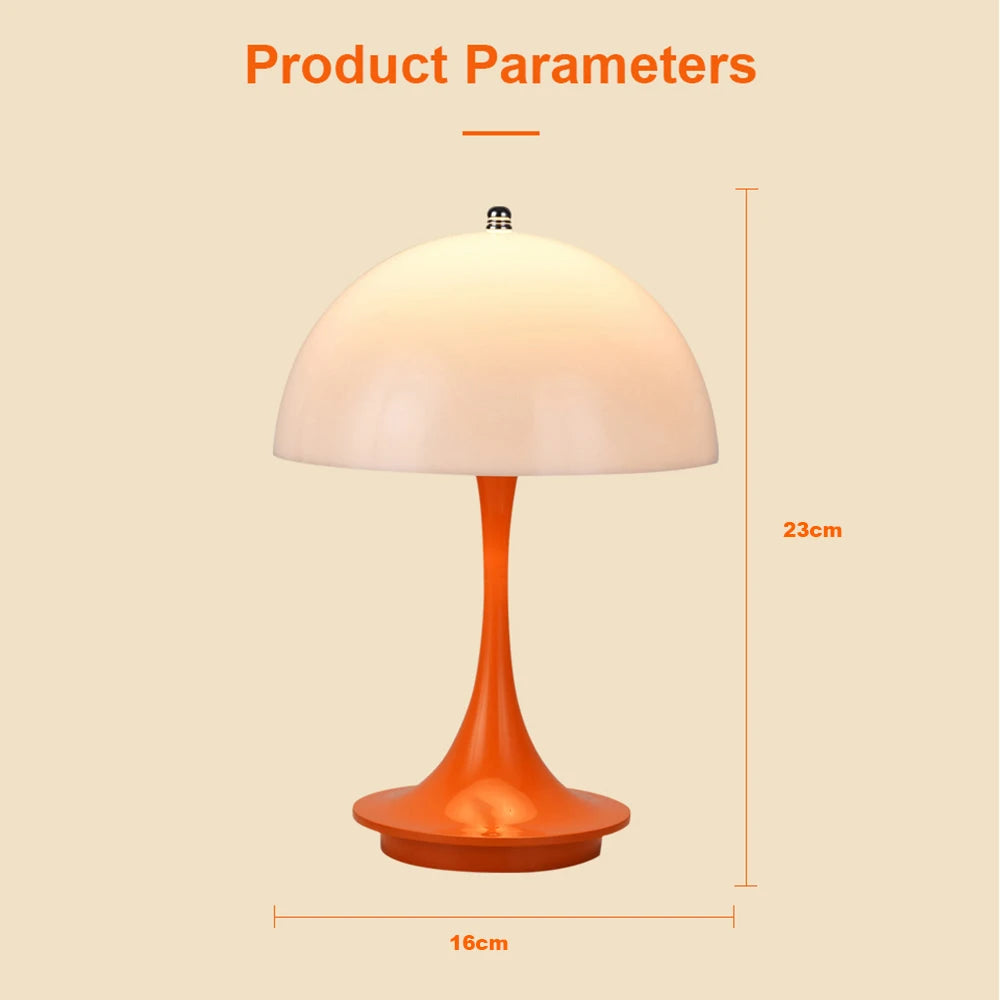 Mushroom USB Charging Table Lamp