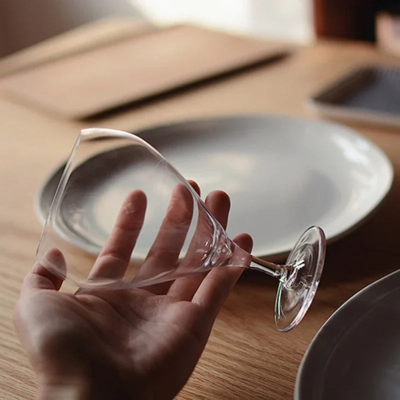 Water Drop Shape Cocktail Glass