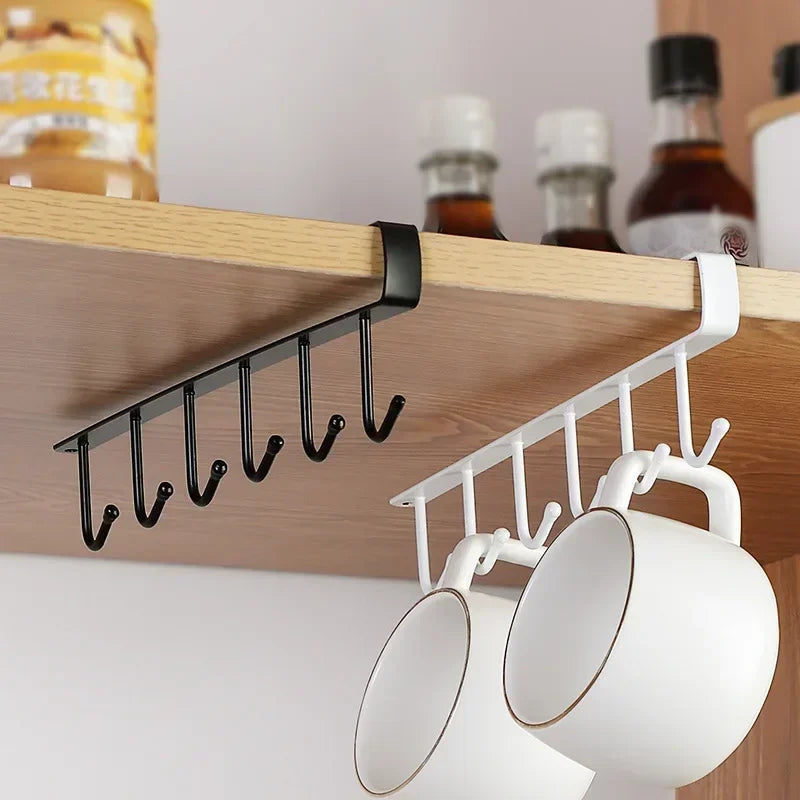 Organize your kitchen with our wall-mounted Mug Holder and Coffee Cup Holder, perfect for stylish utensil storage and maximizing cabinet space.