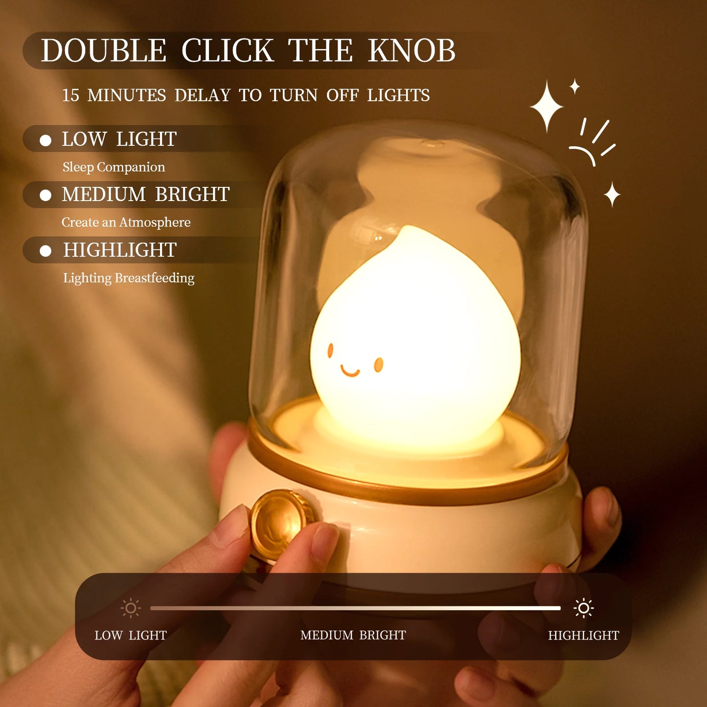 Mini Cute USB Rechargeable Lamp