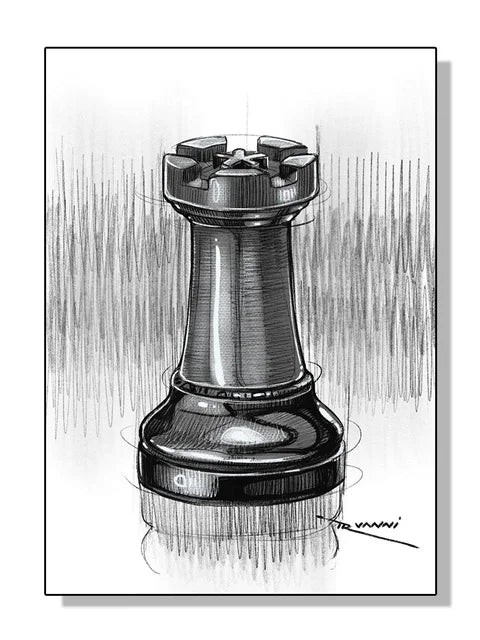 Modern Chess Canvas Wall Art