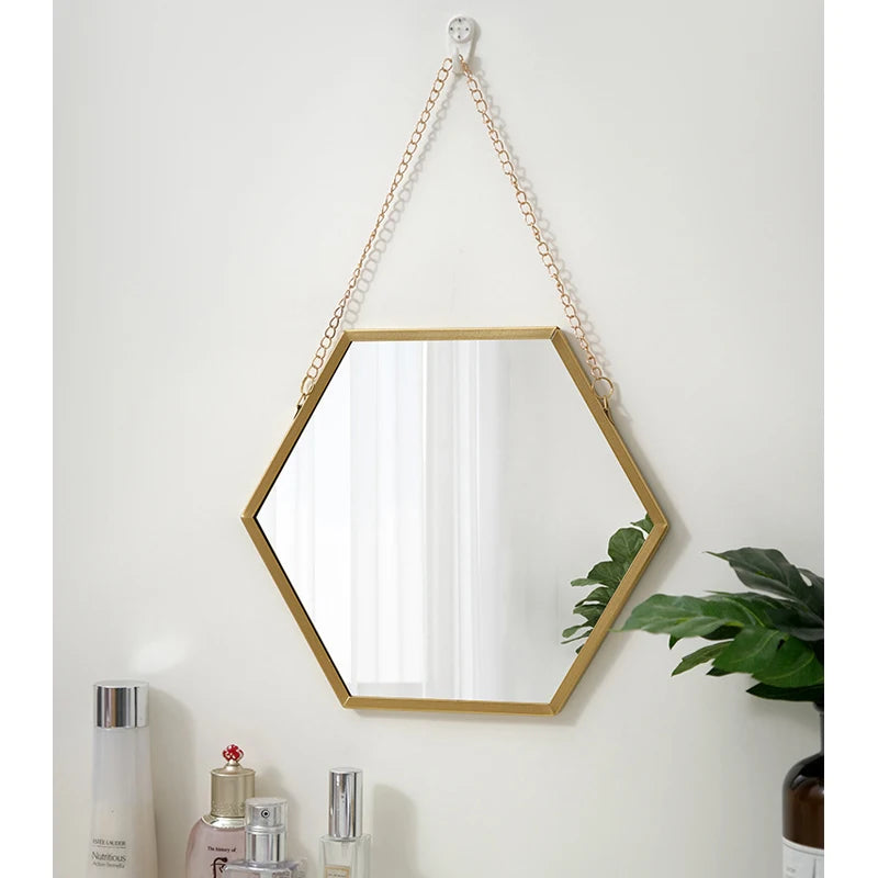 Hexagon Decorative Wall Mirror