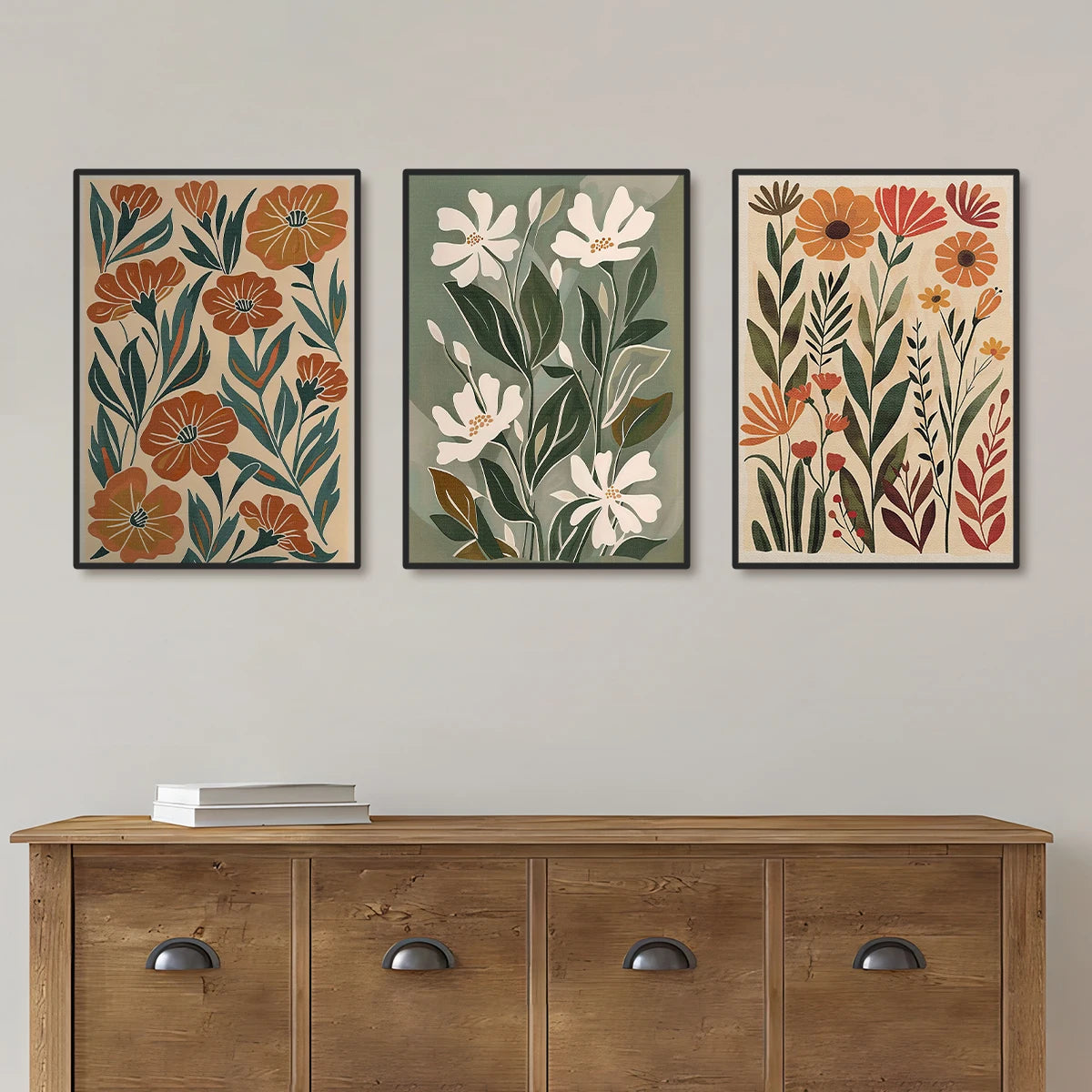 Bohemian Style Floral Prints