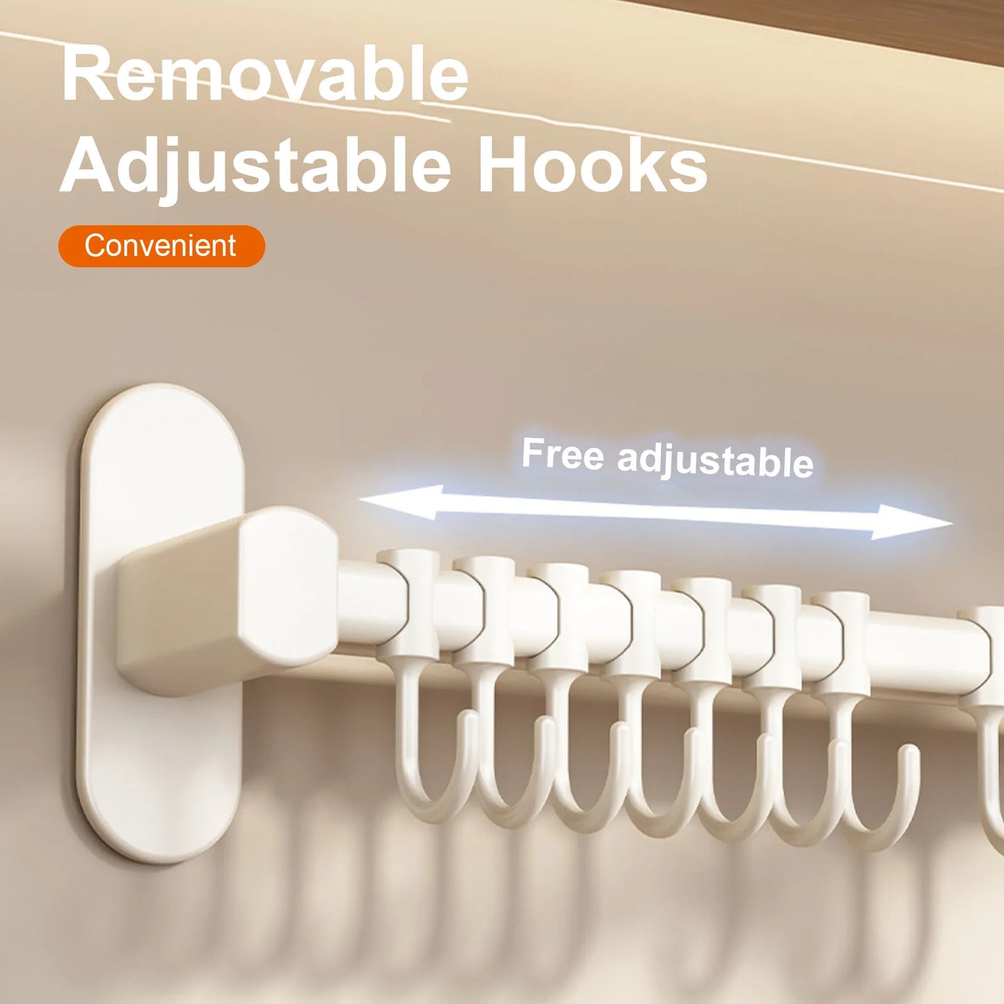 Wall Mounted Kitchen Hook Rack