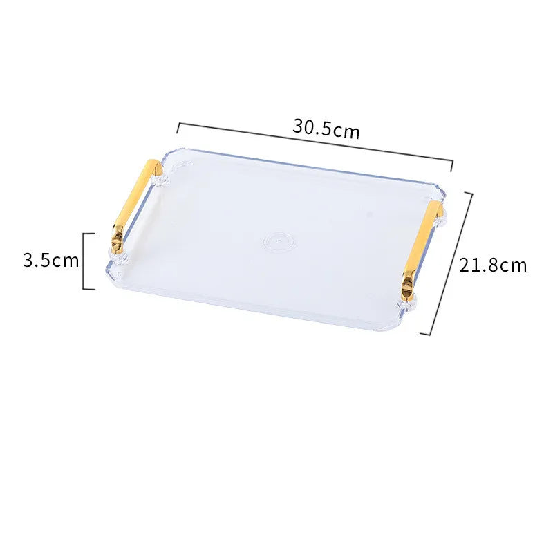 Clear Multifunctional Polypropylene Rectangular Tray