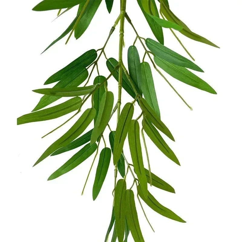 Artificial Eucalyptus and Bamboo Leaves
