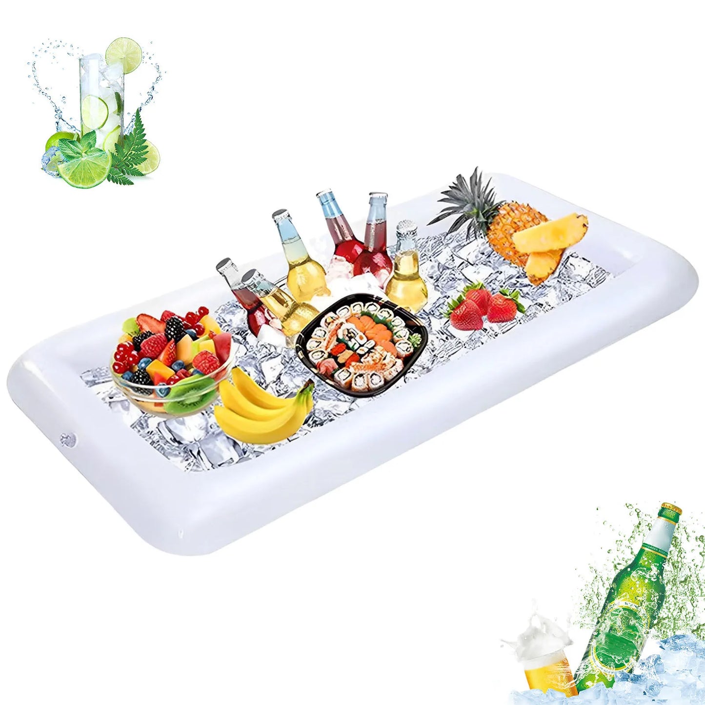 Inflatable Poolside Beverage Tray