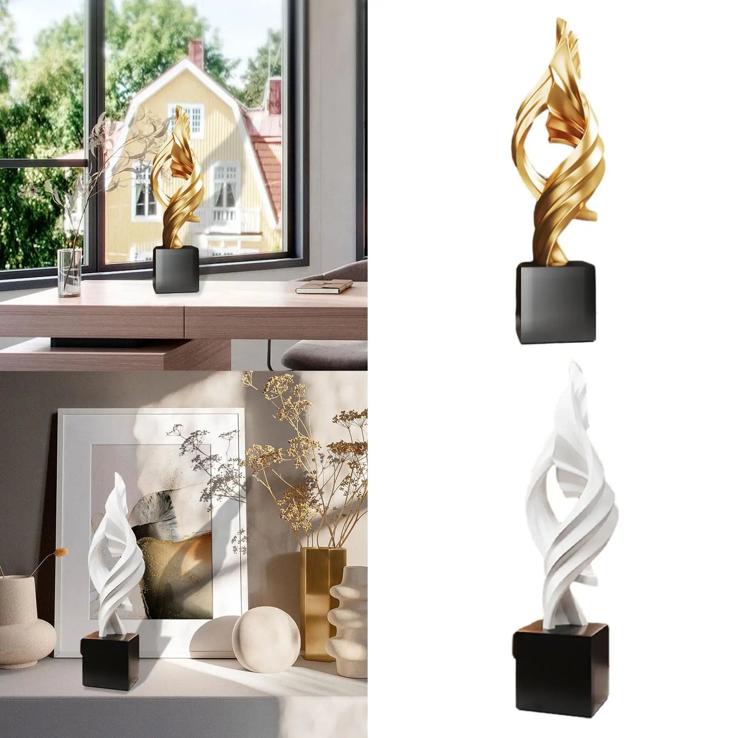 Abstract Resin Art Statue Decor
