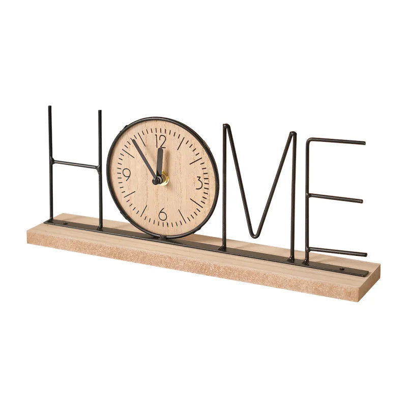 Handmade TV Cabinet Clock