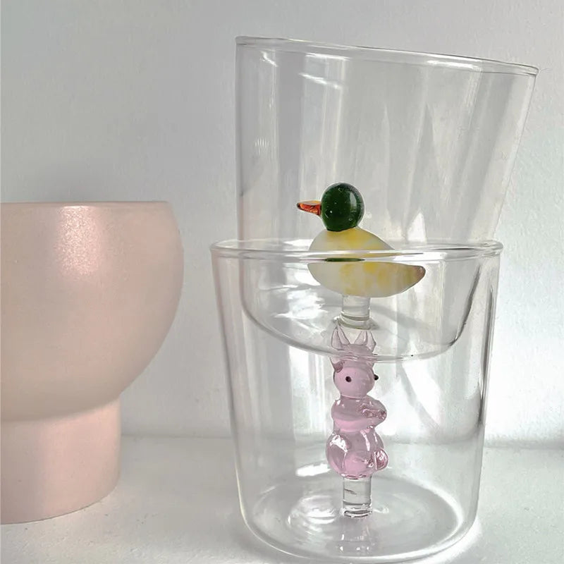 Artisanal Designer Ink Glass