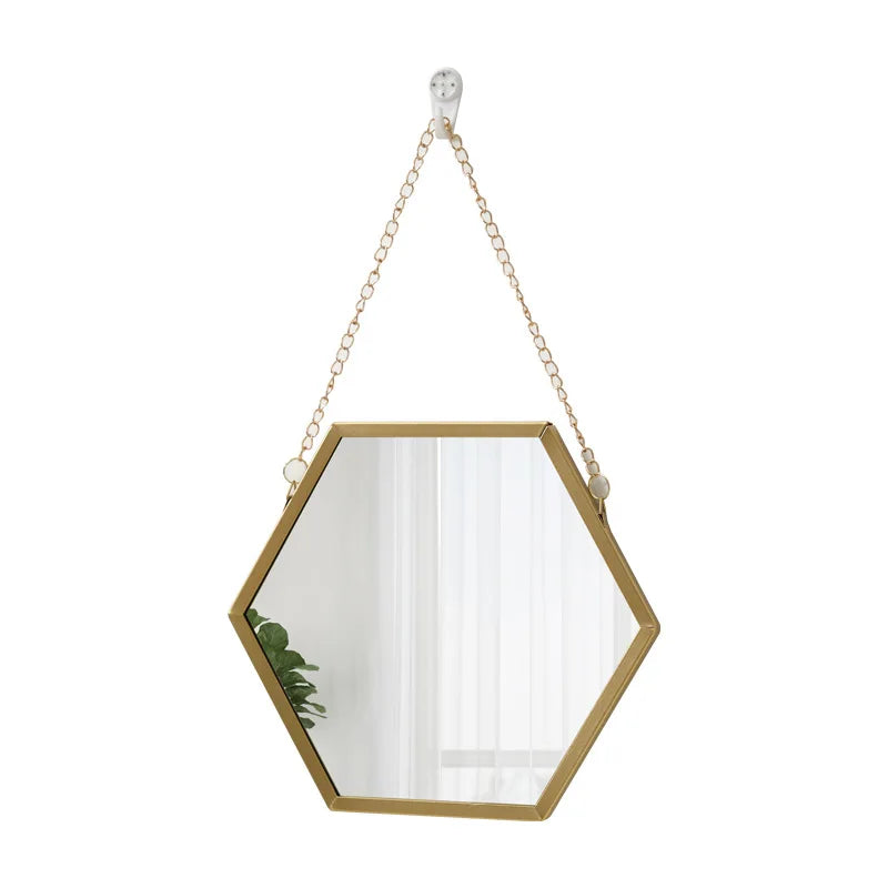 Hexagon Decorative Wall Mirror