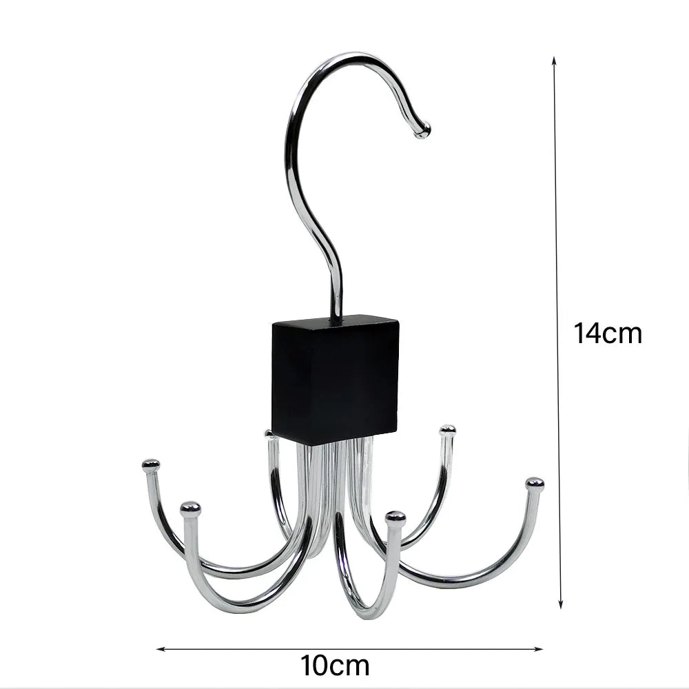 Rotating Wooden Metal Belt Hanger