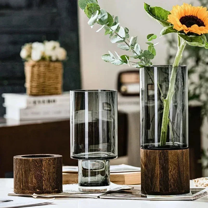 Simple European Hydroponic Glass Vase