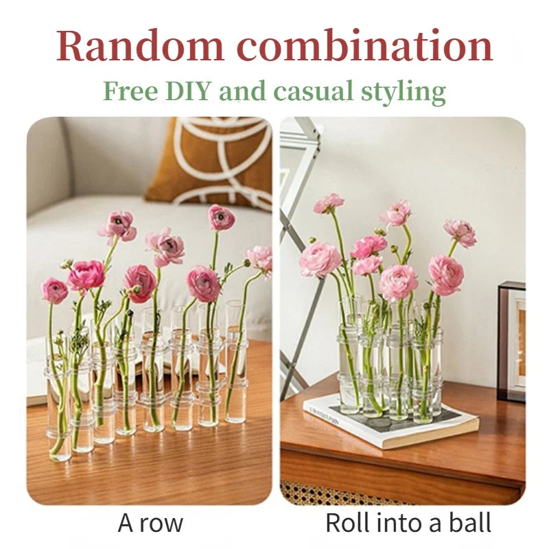 Hinged Glass Aquatic Plant Vase
