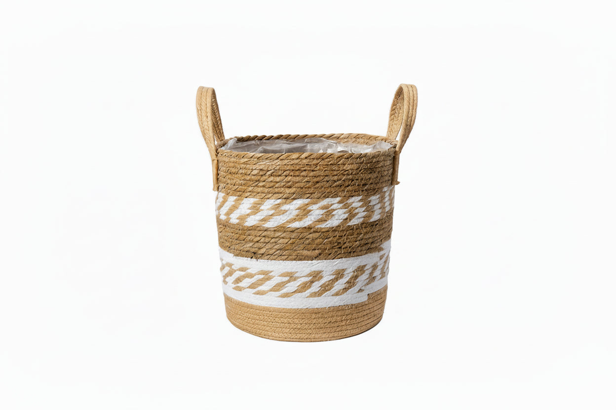 Handwoven Seagrass Planter