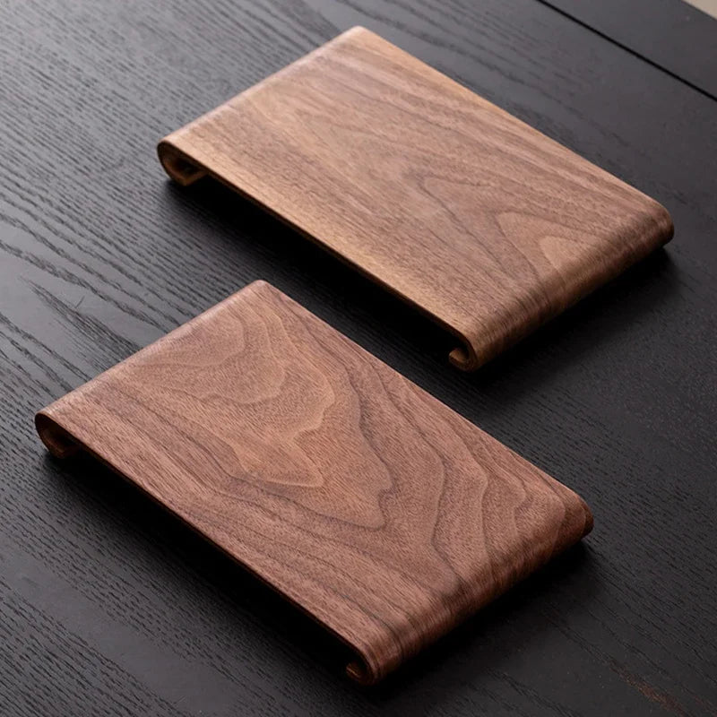 Walnut Wooden Tray for Tea and Decor