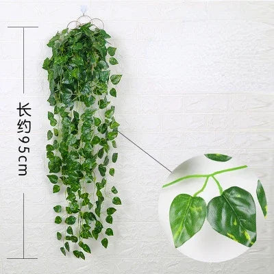 Artificial Eucalyptus and Bamboo Leaves