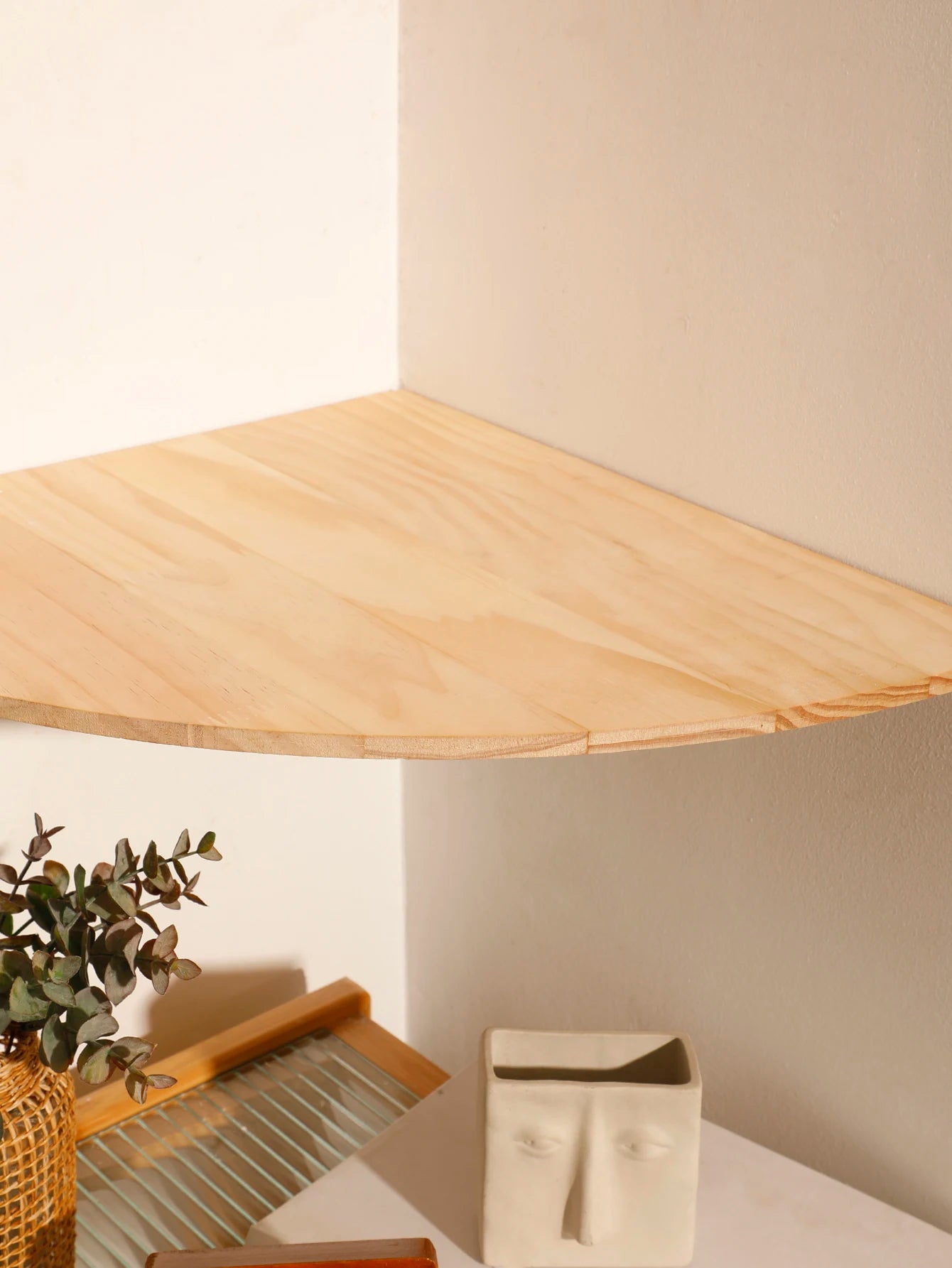 Wood Floating Corner Shelves for Any Room