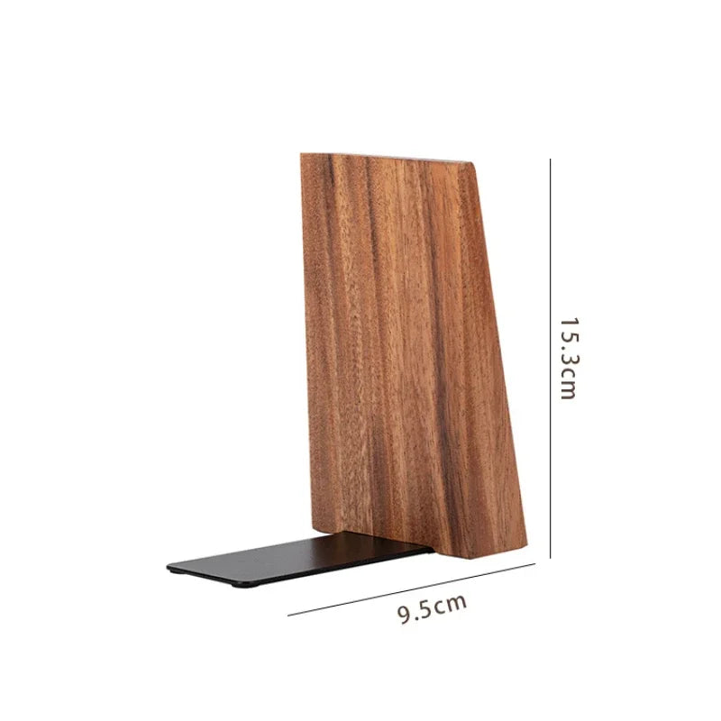 Luxury Wood Sloped Desk Bookends