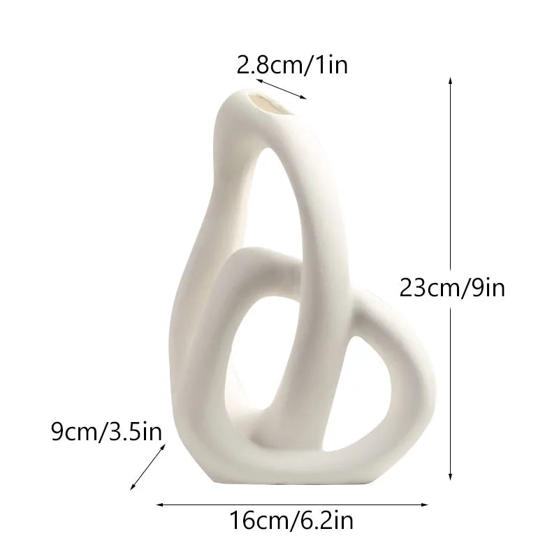 Nordic Abstract Ceramic Vase