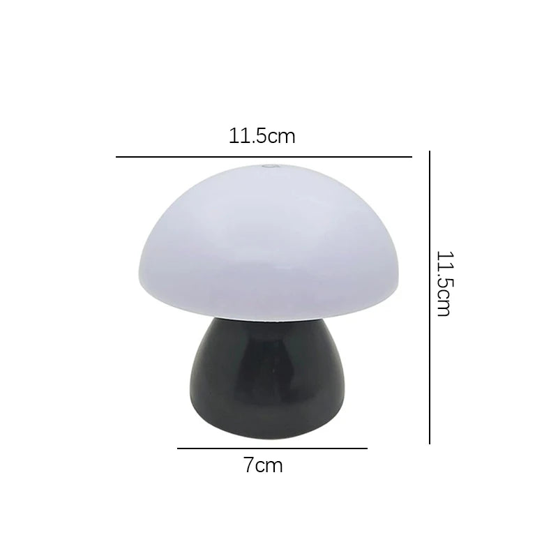 Rechargeable Mushroom LED Desk Lamp With Touch Control